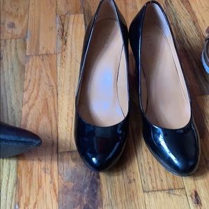 Patent Leather Wedges